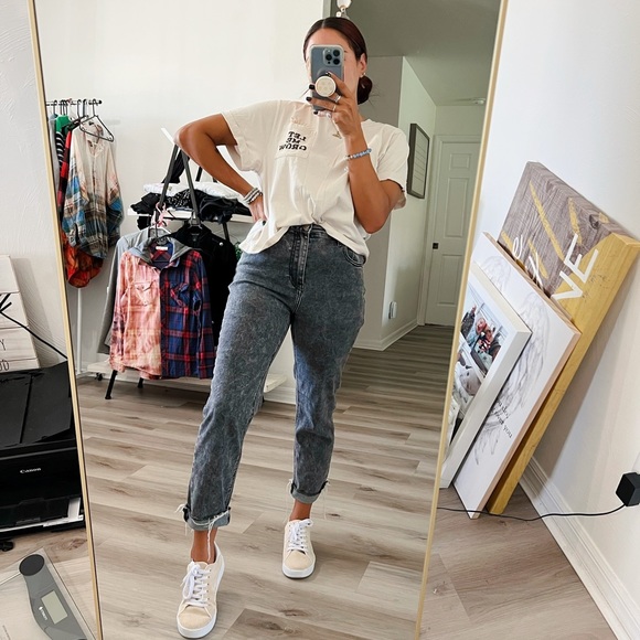 Nasty Gal Denim - 🌵NASTY GAL Acid wash high waisted straight jeans